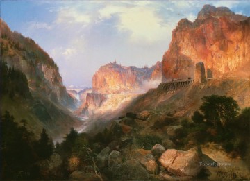 ゴールデン ゲート イエローストーン国立公園の山 Oil Paintings